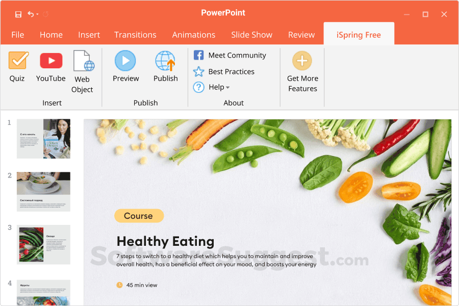 iSpring Free Screenshot1